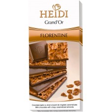 Шоколад темный HEIDI Grand'or Флорентина, 100г, Румыния, 100 г