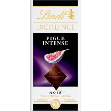 Купить Шоколад темный LINDT Excellence Figue Intense инжир, 100г, Швейцария, 100 г в Ленте