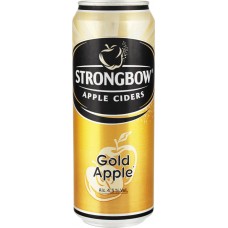 Сидр STRONGBOW яблочный сухой, 5%, ж/б, 0.5л, Великобритания, 0.5 L
