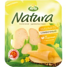 Сыр ARLA NATURA Сливочный 45%, нарезка, без змж, 150г, Россия, 150 г