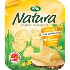 Сыр ARLA NATURA Сливочный 45%, нарезка, без змж, 300г, Россия, 300 г