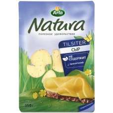 Купить Сыр ARLA NATURA Тильзитер 45%, нарезка, без змж, 150г, Россия, 150 г в Ленте