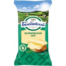 Купить Сыр БЕЛЕБЕЕВСКИЙ 45%, без змж, 190г, Россия, 190 г в Ленте