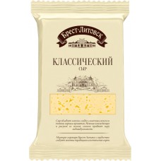 Сыр БРЕСТ-ЛИТОВСК Классический 45%, без змж, 200г, Беларусь, 200 г