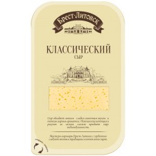 Сыр БРЕСТ-ЛИТОВСК Классический 45%, нарезка, без змж, 150г, Беларусь, 150 г