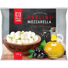 Купить Сыр DOLCE ALBERO Моцарелла Перлини 45%, без змж, 125г, Россия, 125 г в Ленте