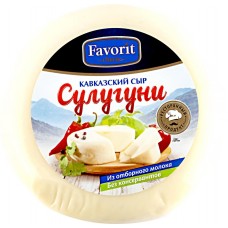 Купить Сыр FAVORIT CHEESE Сулугуни 45%, без змж, 320г, Россия, 320 г в Ленте