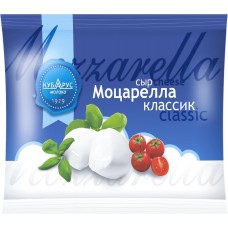 Сыр КУБАРУС-МОЛОКО Моцарелла, без змж, 125г, Россия, 125 г