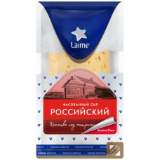 Сыр LAIME Российский 50%, без змж, 125г, Россия, 125 г