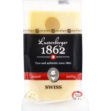 Сыр LUSTENBERGER 1862 орехово-сладкий 50%, без змж, 200г, Швейцария, 200 г