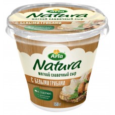 Купить Сыр мягкий ARLA NATURA с белыми грибами 55%, без змж, 150г, Сербия, 150 г в Ленте