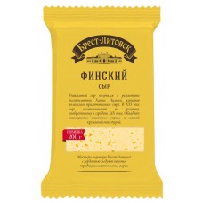 Купить Сыр полутвердый БРЕСТ-ЛИТОВСК Финский 45%, без змж, 200г, Беларусь, 200 г в Ленте