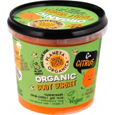 Купить Скраб-сорбет для тела PLANETA ORGANICA Skin Super Food C + Citrus тонизирующий, 485г, Россия, 485 г в Ленте