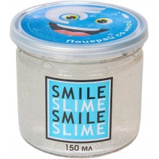 Слайм SMILE SLIME с блестками, в ассортименте, 150мл, Россия, 150 мл