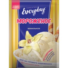 Купить Смесь для приготовления мороженого EVERYDAY Ванильное, 55г, Россия, 55 г в Ленте