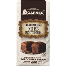 Смесь для выпечки ГАРНЕЦ Бородинский хлеб, без глютена, 600г, Россия, 600 г