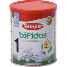 Смесь молочная SEMPER Bifidus 1, с 0 месяцев, 400г, Дания, 400 г