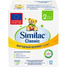 Купить Смесь молочная SIMILAC Classic 2, с 6 месяцев, 1200г, Дания, 1200 г в Ленте