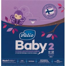 Купить Смесь молочная VALIO Baby 2 с 6 месяцев, 350г, Финляндия, 350 г в Ленте