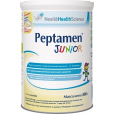 Купить Смесь PEPTAMEN Junior с ароматом ванили от 1 года до 10 лет, 400г, Швейцария, 400 г в Ленте