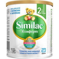 Купить Смесь SIMILAC Комфорт 2 лечебно-профилактическая с 6 месяцев, 375г, Испания, 375 г в Ленте