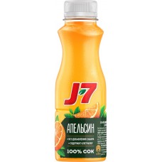 Сок J7 Апельсин с мякотью ПЭТ, Россия, 0.3 L
