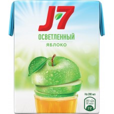 Сок J7 Яблоко осветленный, 0.2л, Россия, 0.2 L