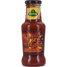 Соус KUHNE Spicy sauce fire dragon томатный с острым перцем чили, Германия, 250 мл