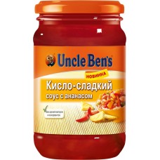 Соус UNCLE BEN'S Кисло-сладкий с ананасом, 210г, Россия, 210 г