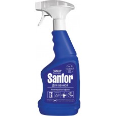 Спрей для чистки ванной комнаты SANFOR с эффектом антидождь, 750г, Россия, 750 г
