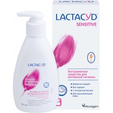 Средство для интимной гигиены LACTACYD Sensitive для чувствительной кожи, 200мл, Бельгия, 200 мл