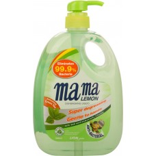 Купить Средство для мытья посуды и детских принадлежностей MAMA LEMON Fragrance с ароматом зеленого чая, 1л, Индонезия, 1000 мл в Ленте