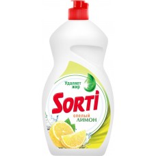 Средство для мытья посуды SORTI Лимон, 1.3л, Россия, 1300 г