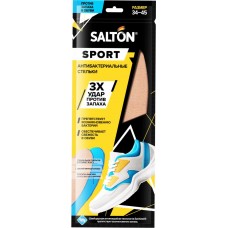 Стельки спортивные SALTON Sport тройной удар против запаха, размер 34–44, Испания