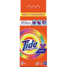 Купить Стиральный порошок для цветного белья TIDE Аквапудра Color, автомат, 9кг, Россия, 9 кг в Ленте