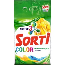 Стиральный порошок SORTI Color, автомат, 6кг, Россия, 6 кг