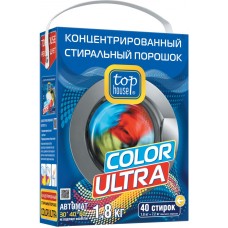 Купить Стиральный порошок TOP HOUSE Color Ultra концентрированный, 1,8кг, Испания, 1,8 кг в Ленте