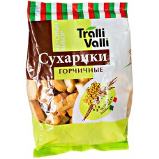 Купить Сухарики горчичные TRALLI VALLI, 180г, Россия, 180 г в Ленте