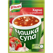Суп KNORR Чашка супа Харчо с сухариками, 14г, Россия, 14 г