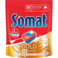 Таблетки для посудомоечной машины SOMAT Gold, 36шт, Сербия, 36 шт