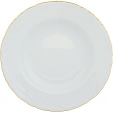 Купить Тарелка CMIELOW Rococo суповая, 22,5 см, фарфор 0031490, Польша в Ленте