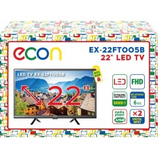Телевизор ECON EX-22FT005B, 22", Россия