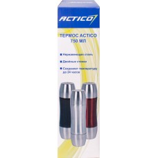 Термос ACTICO/ACTIWELL 750мл, с 2 кружками, цвета в ассортименте, Арт. LEN-170787L, Китай
