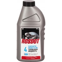 Тормозная жидкость ROSDOT DOT4, 455мл, Россия, 455 мл