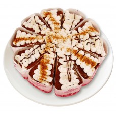 Торт бисквитный НЕВСКИЕ БЕРЕГА Медовый со сливками, 750г, Россия, 750 г