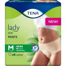 Трусы впитывающие женские TENA Lady Slim Pants Normal M, 8шт, Нидерланды, 8 шт