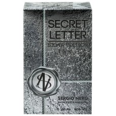 Туалетная вода SERGIO NERO Secret Letter silver edition муж., Россия, 100 мл