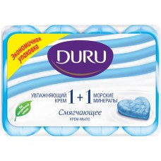 Туалетное мыло DURU 1+1 Морские минералы, 4шт, Малайзия, 4 шт