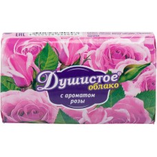 Туалетное мыло ДУШИСТОЕ ОБЛАКО Гост с ароматом розы, Россия, 90 г