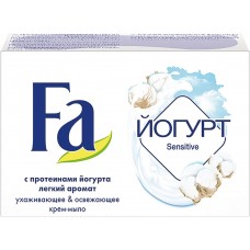 Туалетное мыло FA Yoghurt для чувствительной кожи, 90г, Польша, 90 г